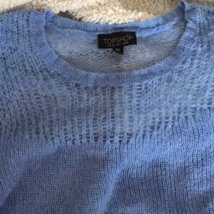 Topshop periwinkle knit sweater